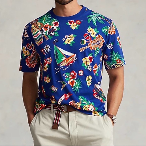 Polo Ralph Lauren Other - *NEW Ralph Lauren Polo Bear Aloha Tshirt Big & Tall Size 3XLT
